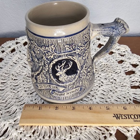 Vintage Original German Thewalt Cornell Exclusive Knights Beer Stein/Engraved Jo - Picture 6 of 8